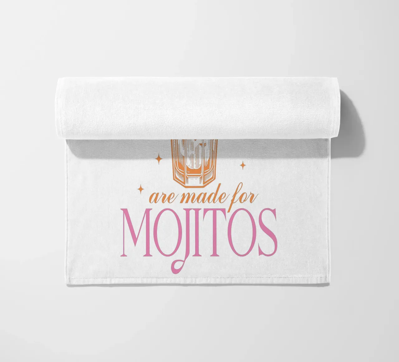 Mojito Cocktail Print, Summer Print serviette de plage de TheCocktailClub