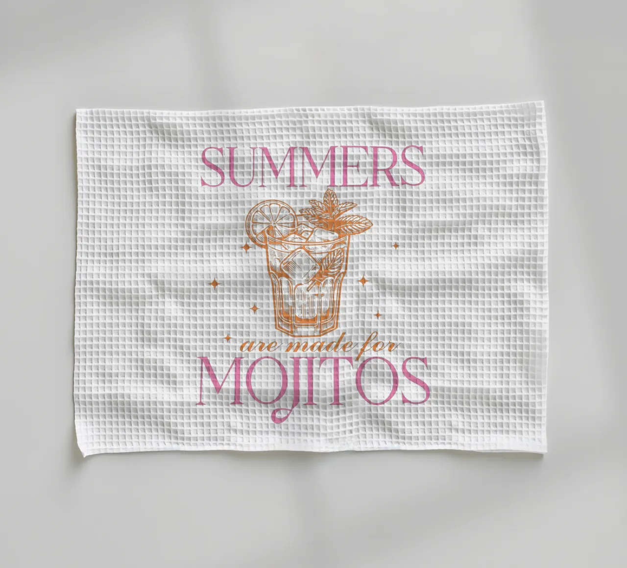 Mojito Cocktail Print, Summer Print torchon de TheCocktailClub
