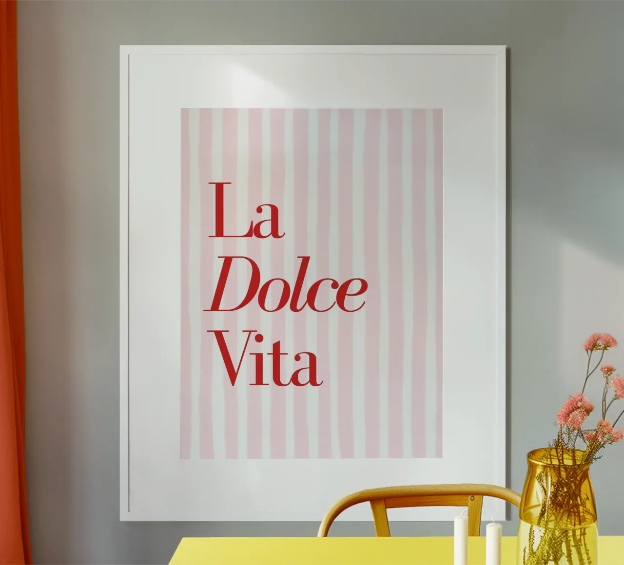 La Dolce Vita, Italy Print poster da TheCocktailClub