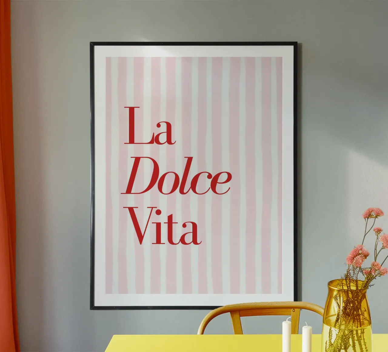 La Dolce Vita, Italy Print poster da TheCocktailClub