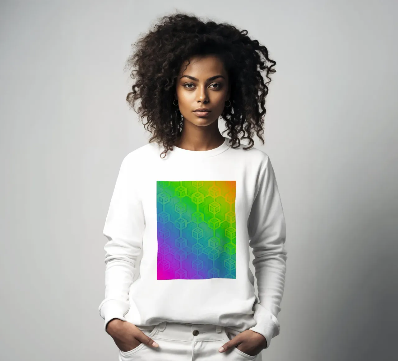 RainbowWarrior_Block_XRP sweatshirt by Crypto_Jungle