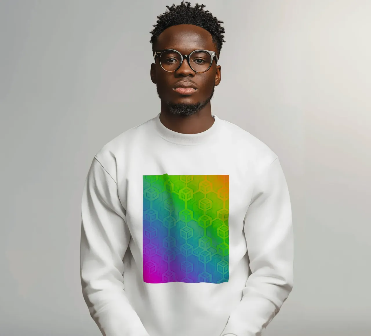 RainbowWarrior_Block_XRP sweatshirt by Crypto_Jungle