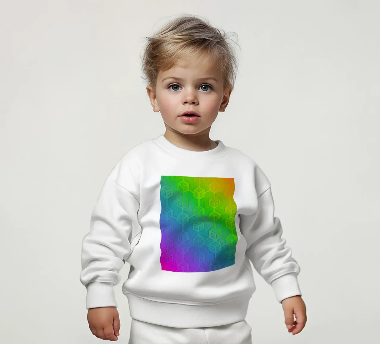 RainbowWarrior_Block_XRP felpa neonato da Crypto_Jungle