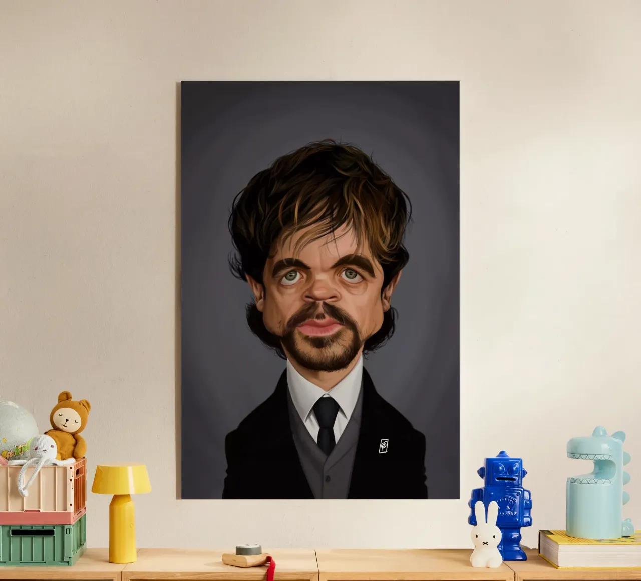 Peter Dinklage plexiglass da Rob Art | Illustration