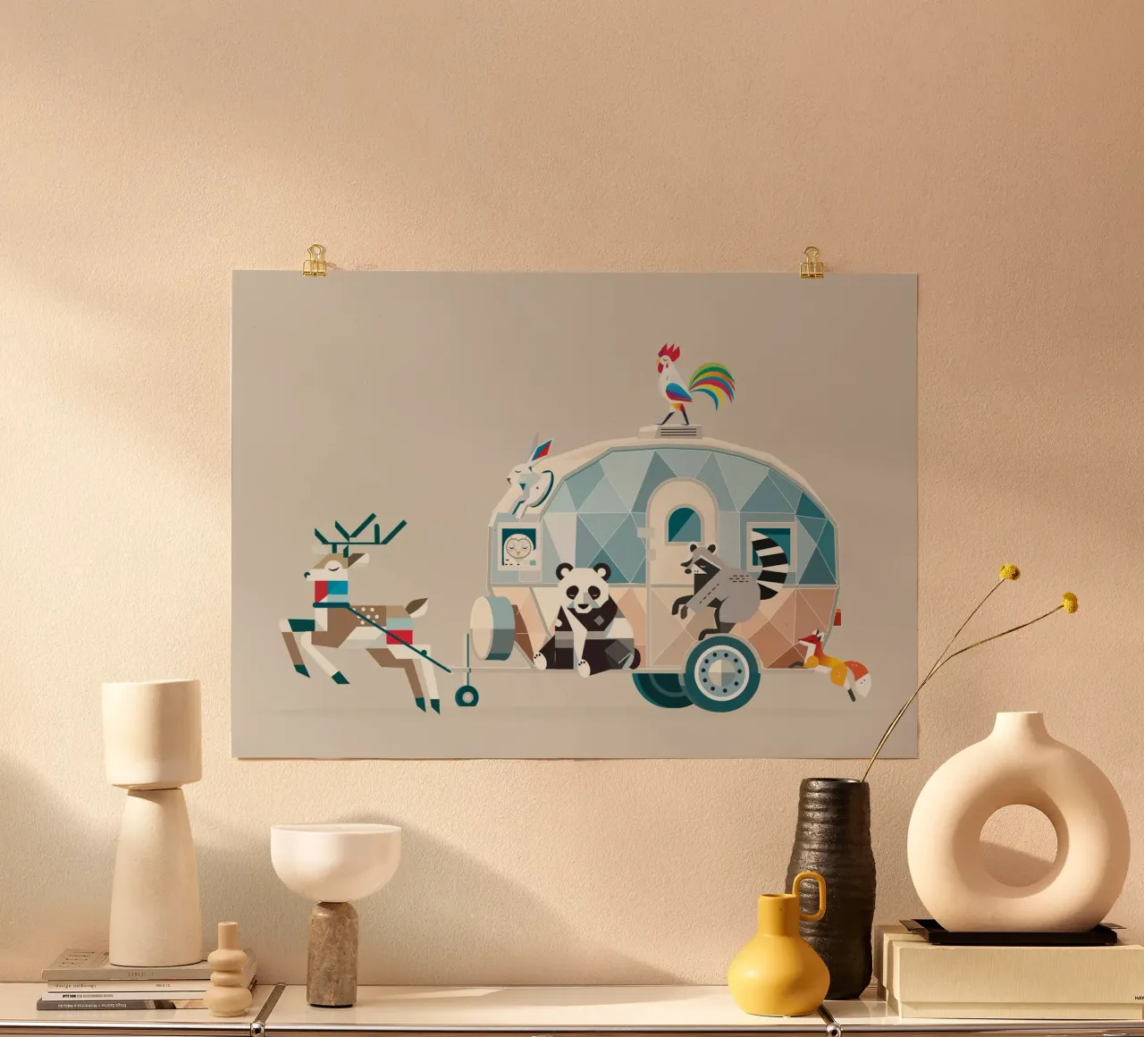 Viaggio con gli animali - carovane piene di avventure poster da namosh
