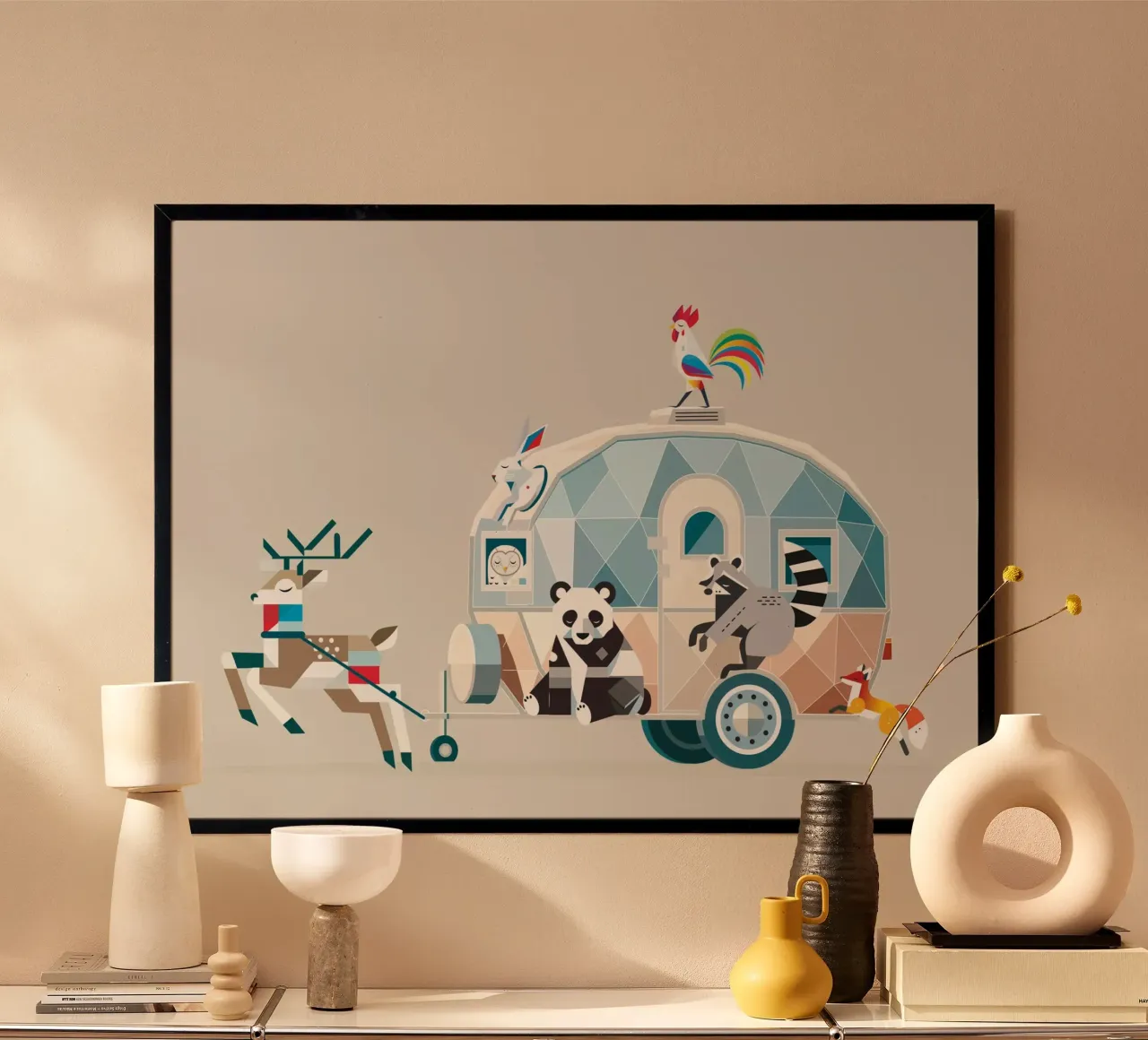 Viaggio con gli animali - carovane piene di avventure poster da namosh