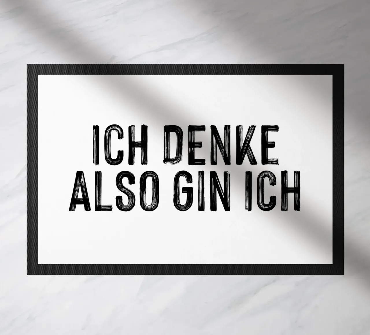 ICH DENKE ALSO GIN ICH zerbino da Katja Stehle Design