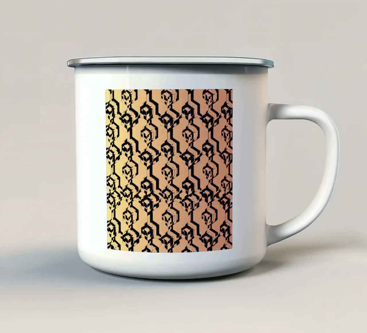 CubIk X tazza in smalto da Crypto_Jungle