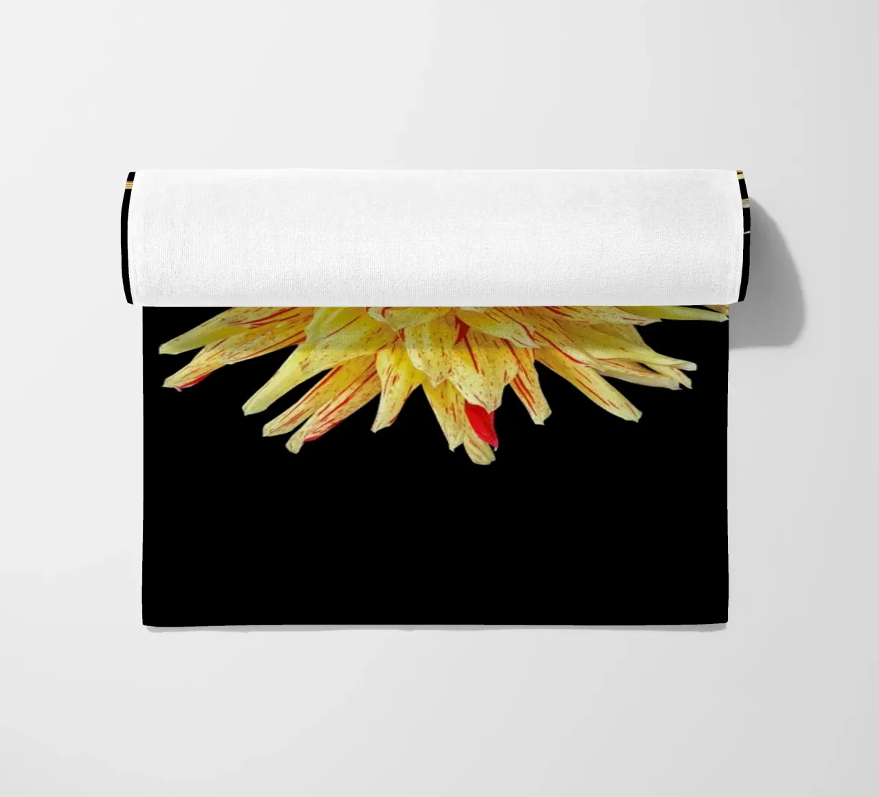 Dahlia 5 beach towel by Curious Collections by Marielle Leenders