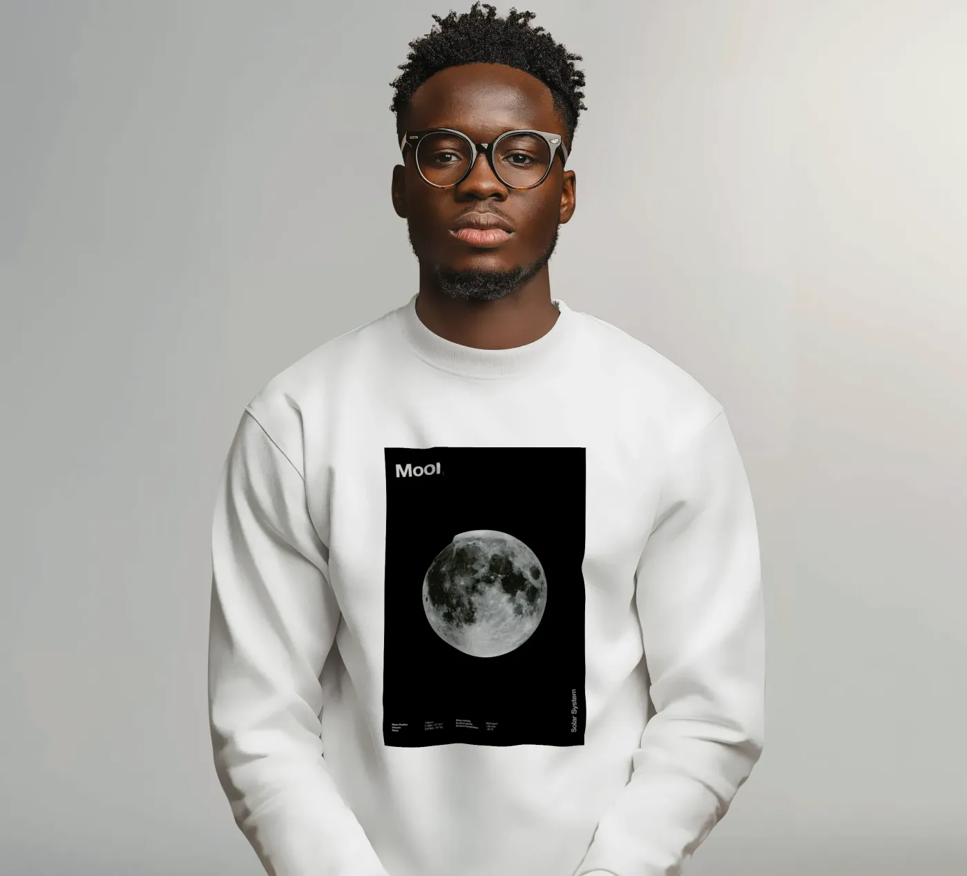 Moon felpa da Florent Bodart