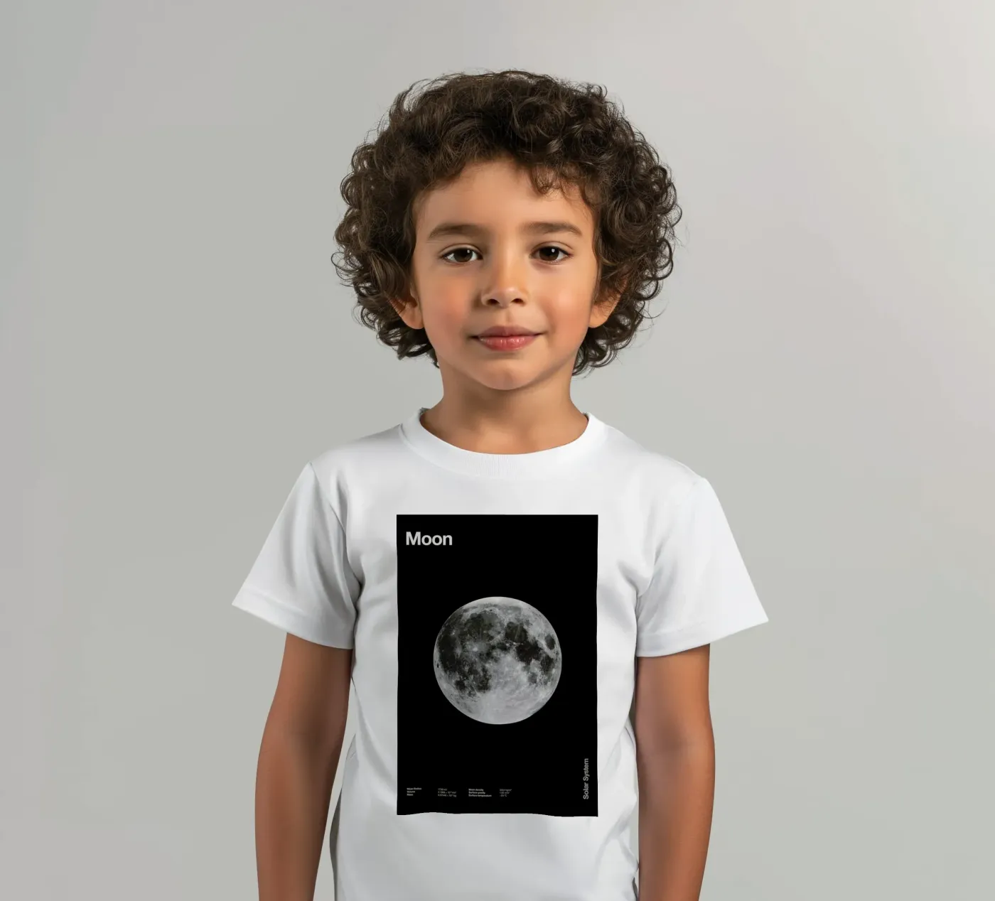 Moon t-shirt bambini da Florent Bodart