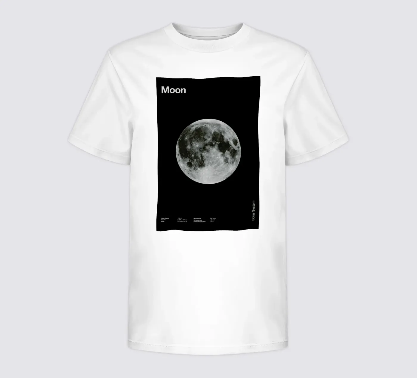 Moon t-shirt bambini da Florent Bodart