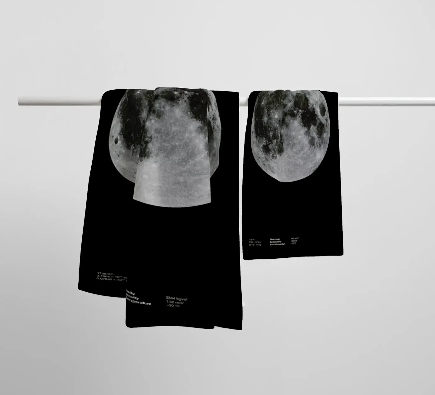Moon towel by Florent Bodart