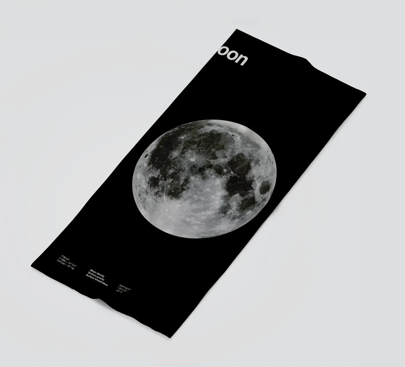 Moon serviette de plage de Florent Bodart
