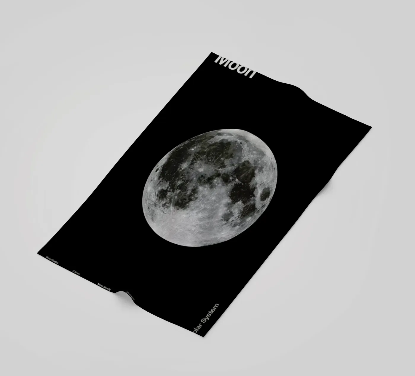 Moon beach towel by Florent Bodart