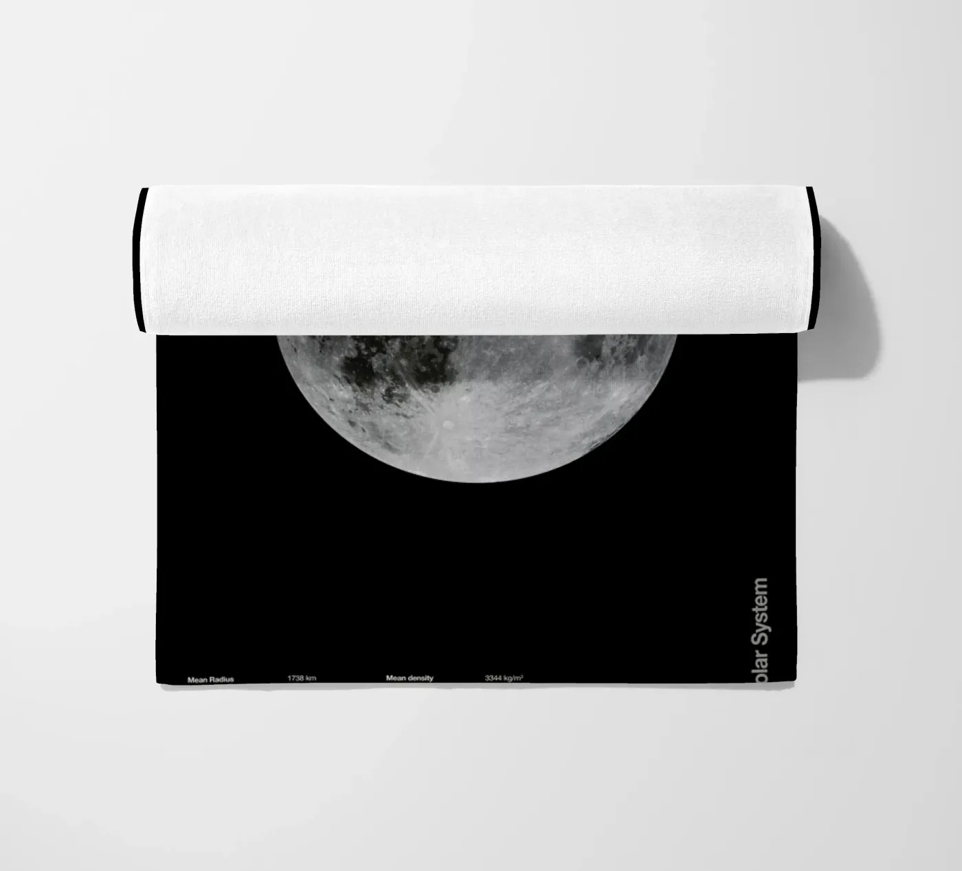 Moon beach towel by Florent Bodart