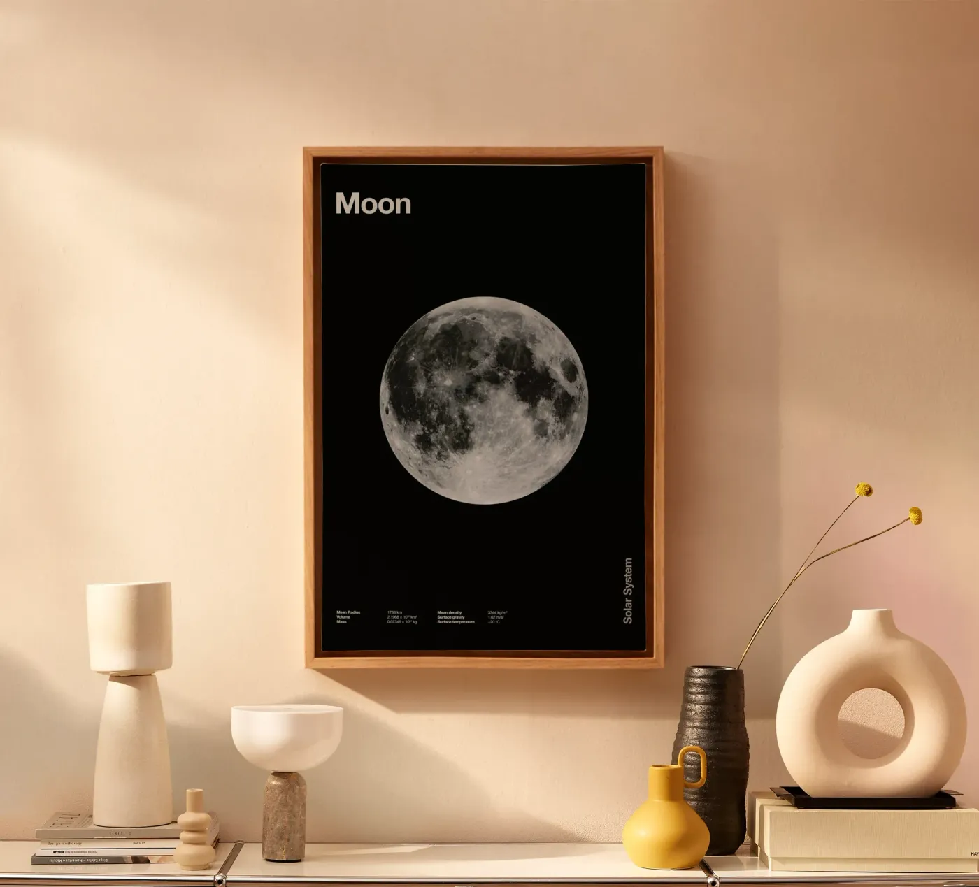 Moon canvas by Florent Bodart