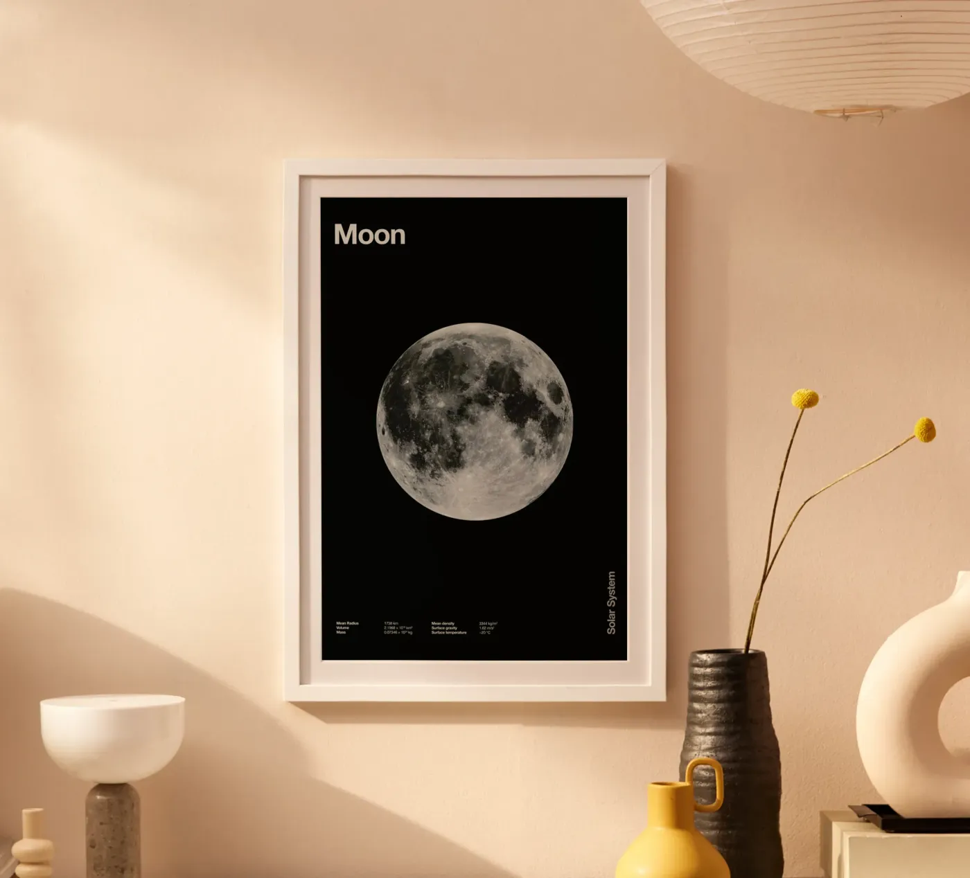 Moon poster van Florent Bodart