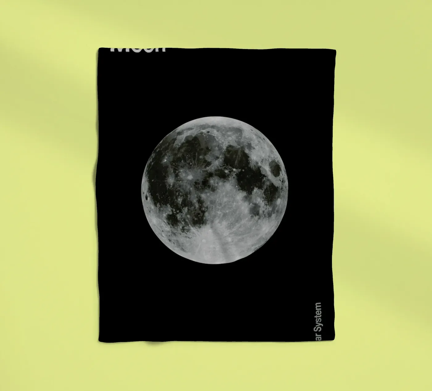 Moon Fleecedecke von Florent Bodart