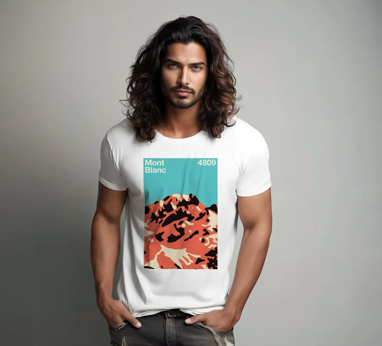 Mont Blanc t-shirt da Florent Bodart