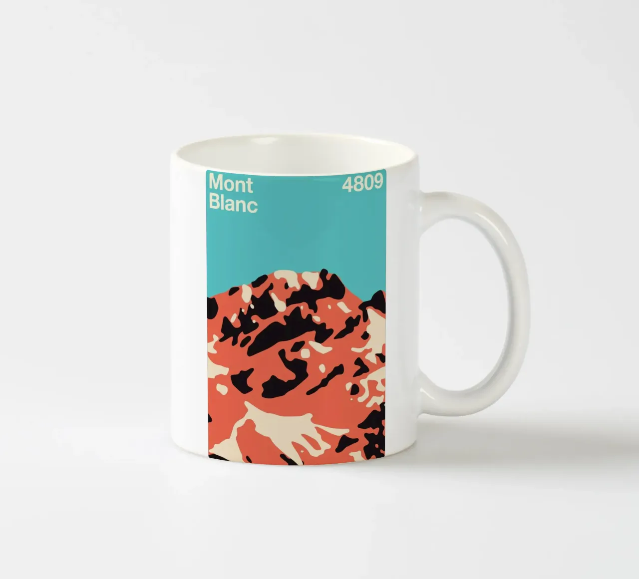 Mont Blanc tazza in ceramica da Florent Bodart