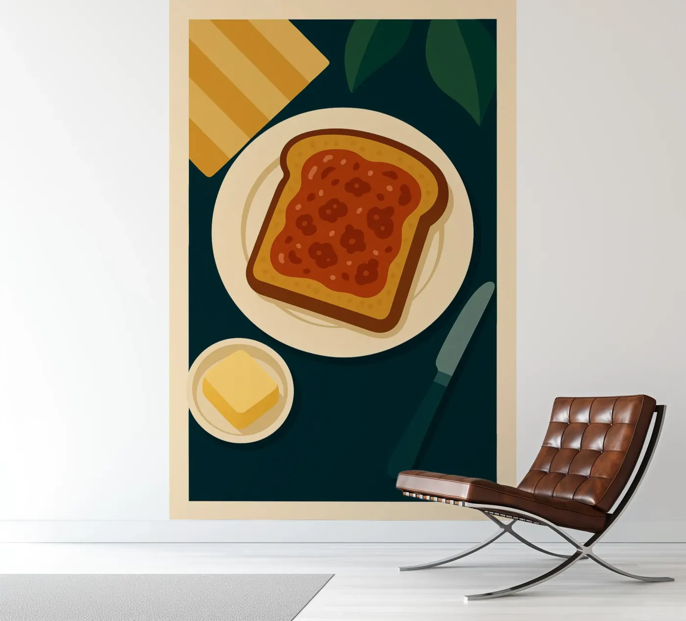 Breakfast fotobehang van Studio M