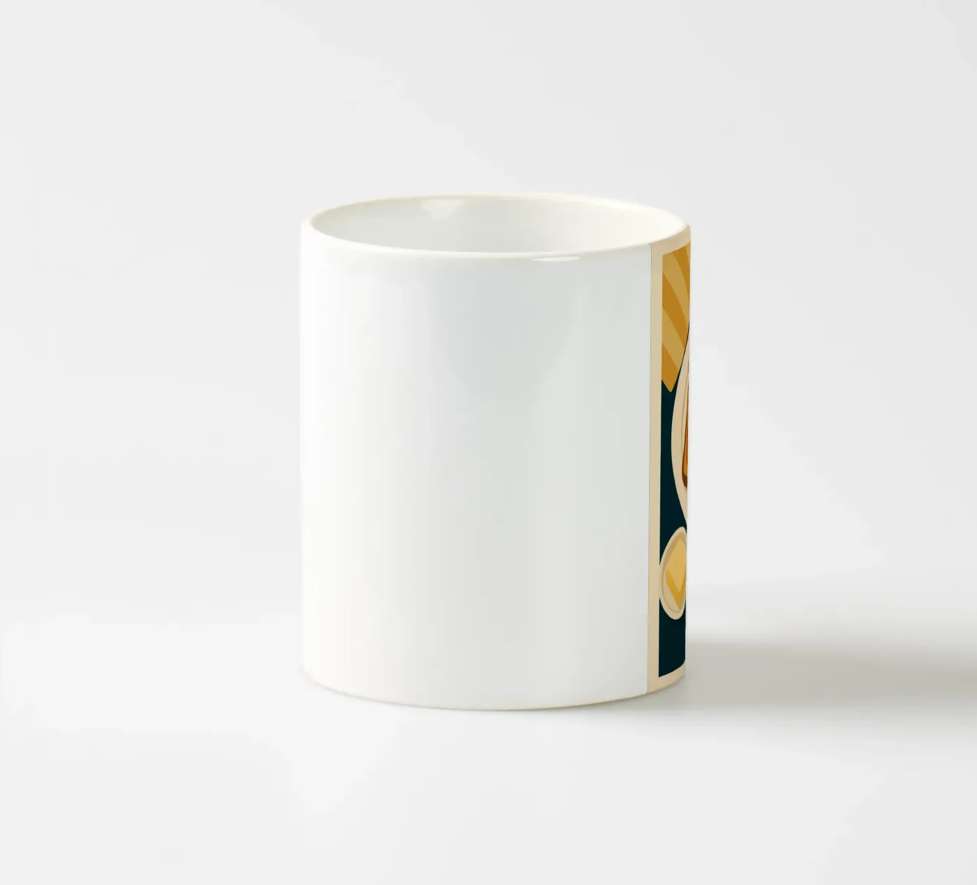 Breakfast ceramic mug by Studio M