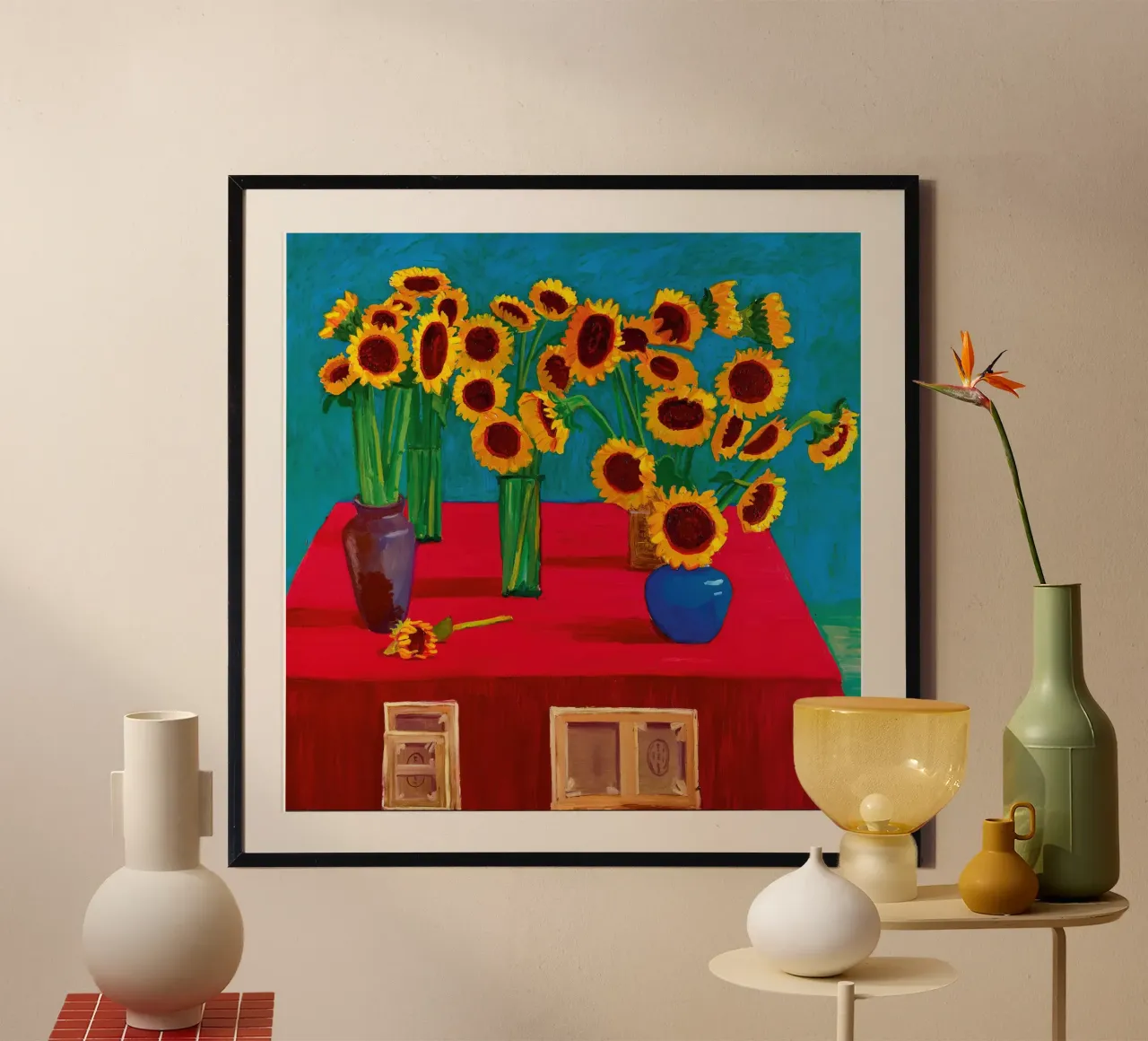 30 Girasoli David Hockney poster da khanrosie