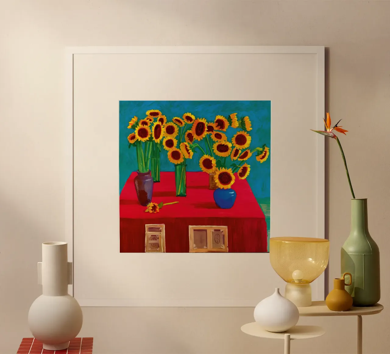 30 Girasoli David Hockney poster da khanrosie