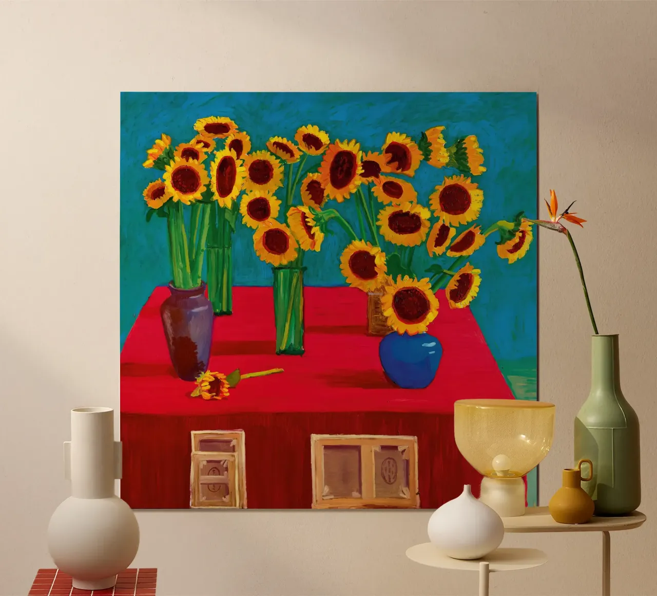 30 Girasoli David Hockney poster da khanrosie