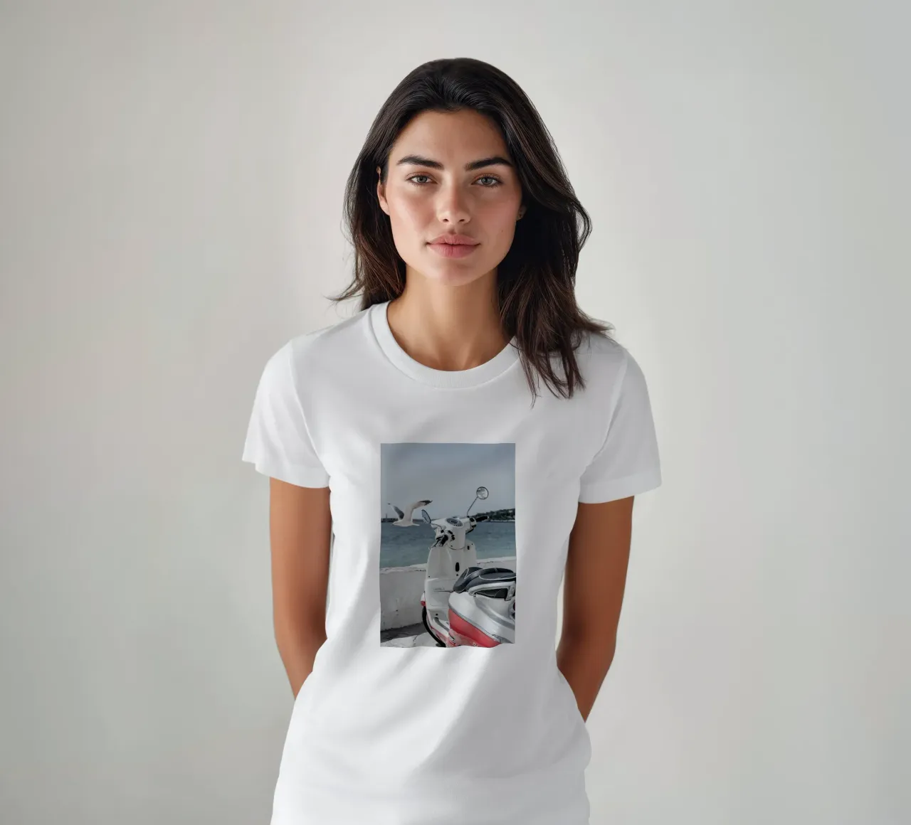 Giro in Vespa al sole t-shirt da Carinaprint