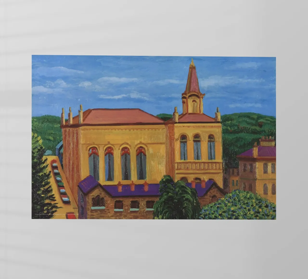 2001 David Hockney Victoria Hall, Saltaire pellicola backlit da khanrosie