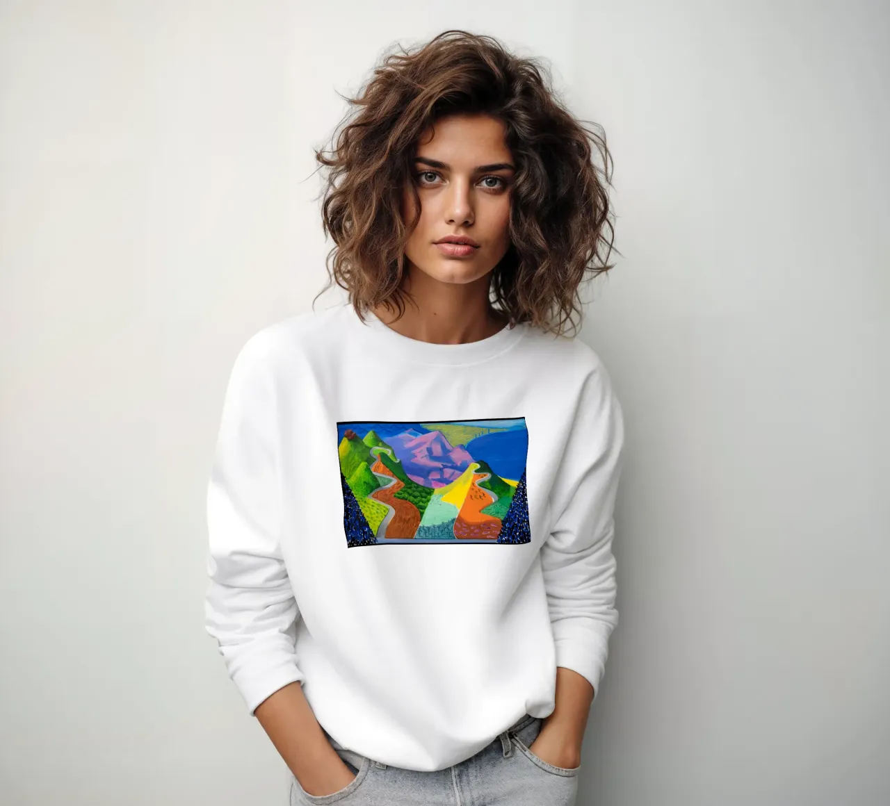 A Road Trip with David Hockney and Richard Wagner sweatshirt by khanrosie