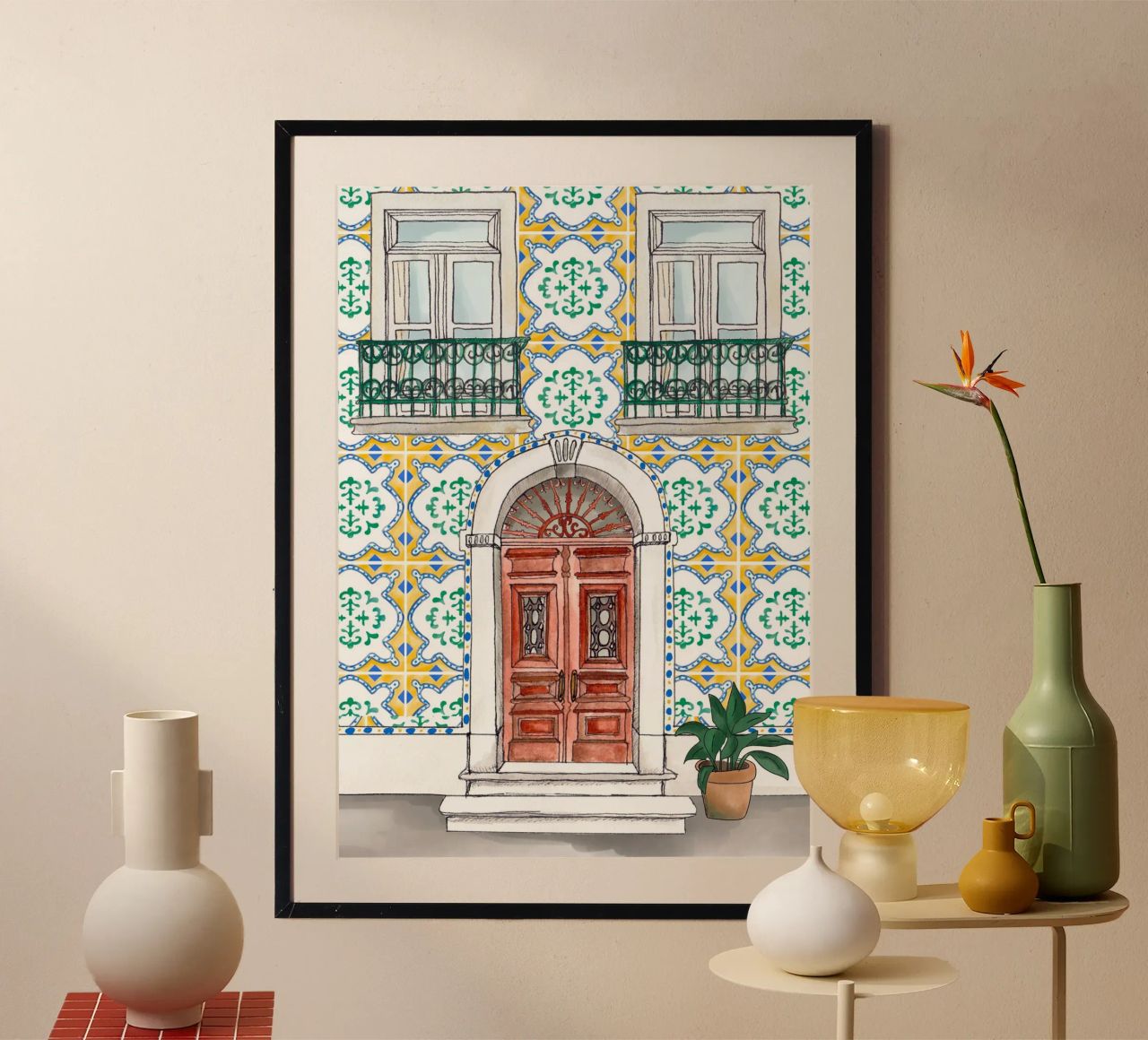 Azulejos in Portugal poster de Claudiabrueggen