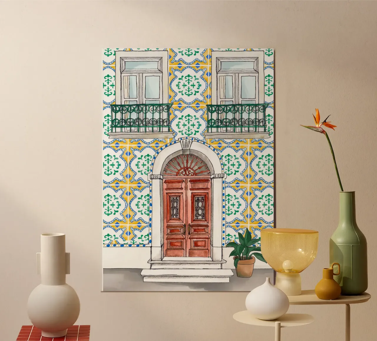 Azulejos in Portugal carta hahnemühle da Claudiabrueggen