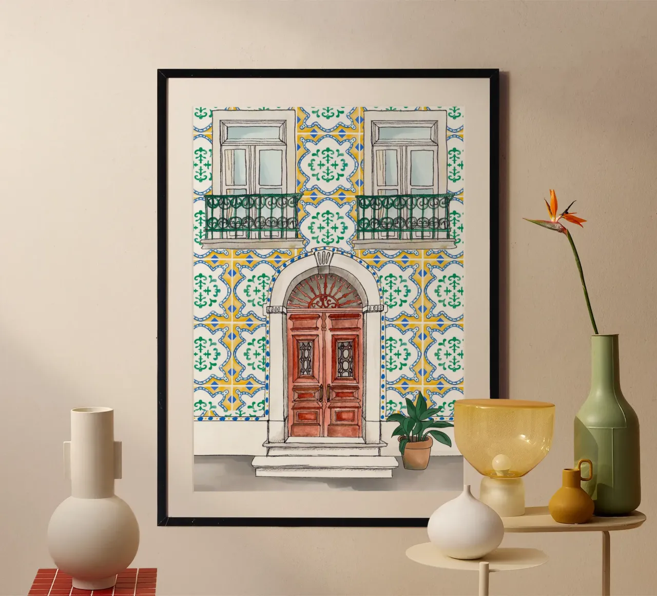 Azulejos in Portugal carta hahnemühle da Claudiabrueggen