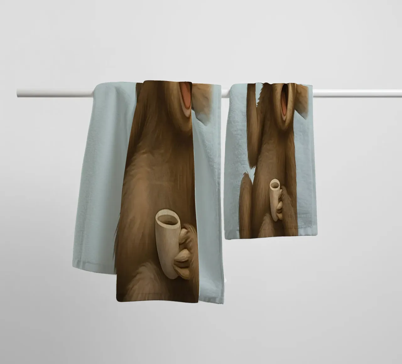 Funny Sloth Meme towel by Funny Humor Art