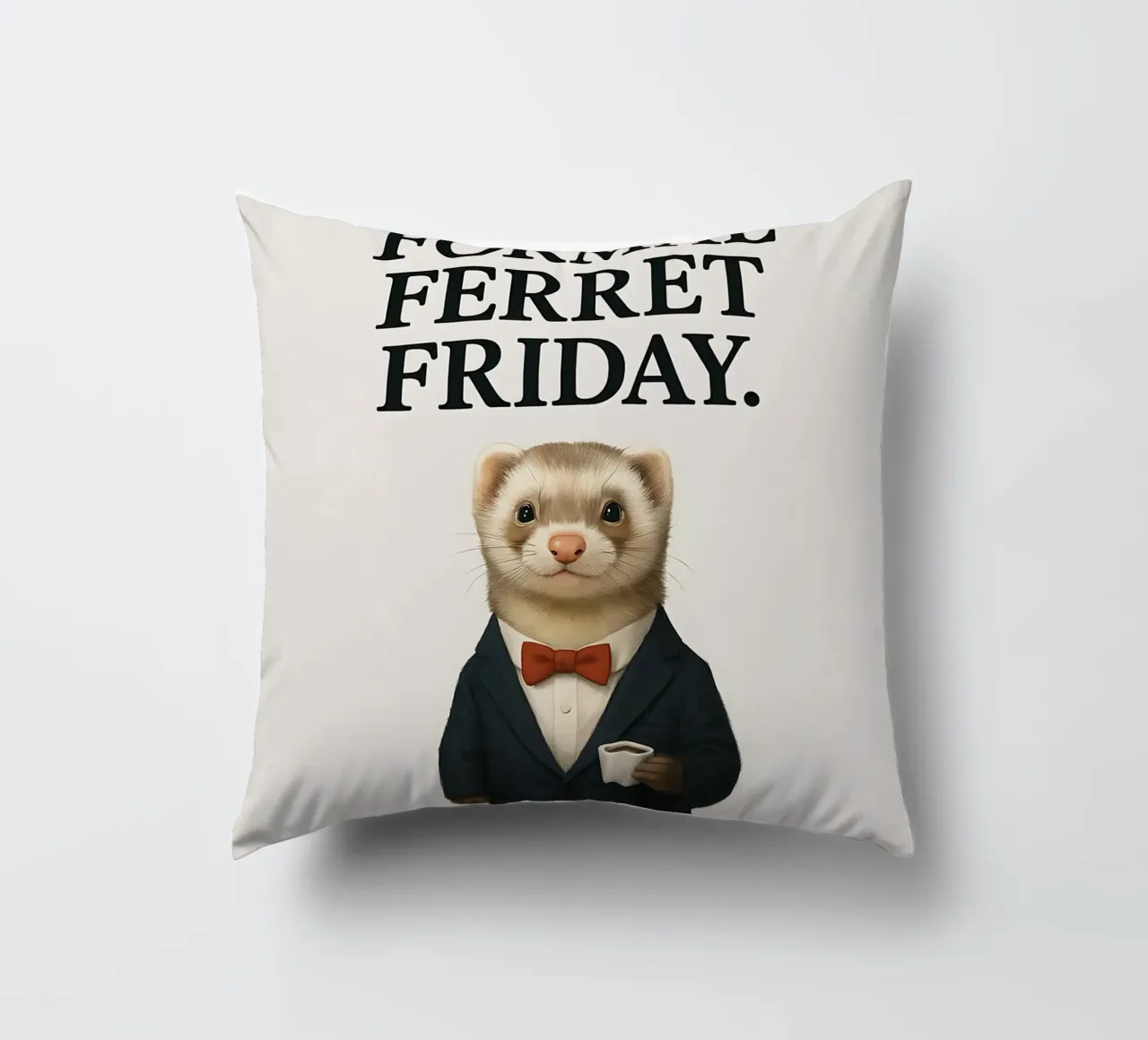 Funny Ferret Meme cuscino da Funny Humor Art