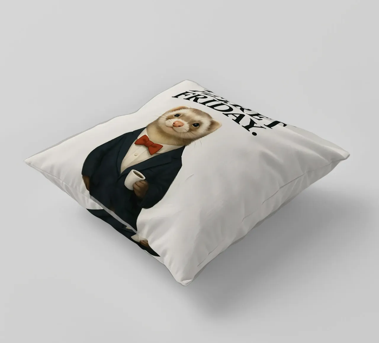Funny Ferret Meme cuscino da Funny Humor Art