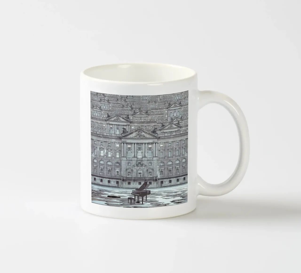Symphony Gates tazza in ceramica da Eugene Soloviev