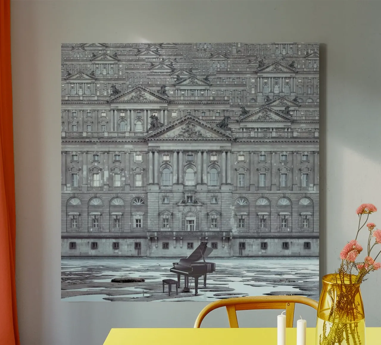 Symphony Gates canvas with Floater frame by Eugene Soloviev