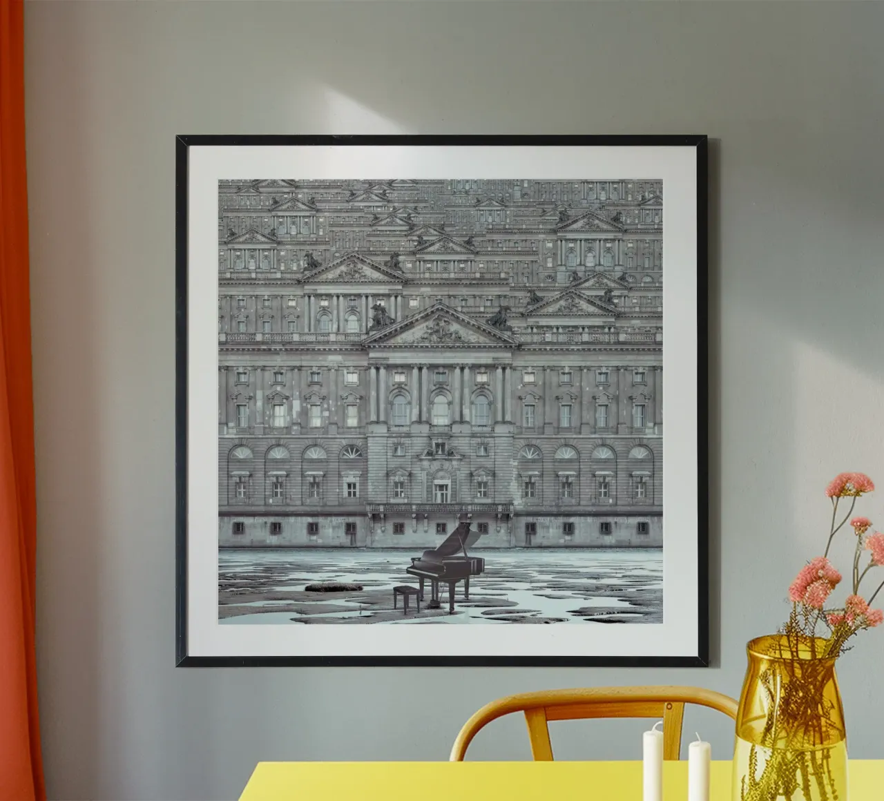 Symphony Gates poster con telaio in alluminio da Eugene Soloviev
