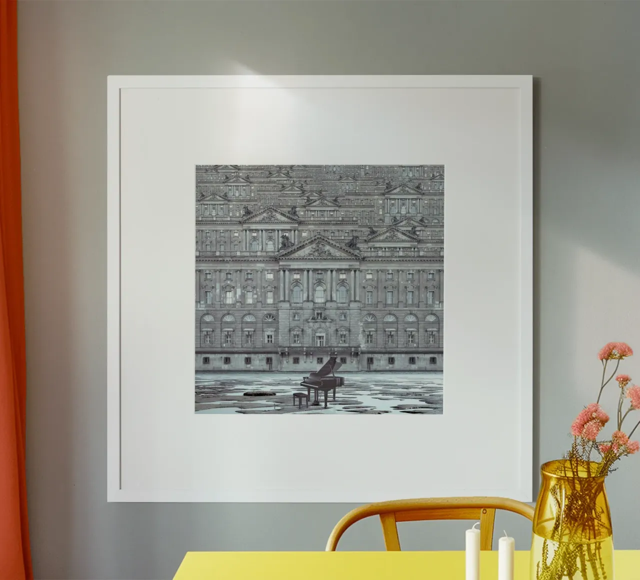 Symphony Gates poster con telaio in alluminio da Eugene Soloviev