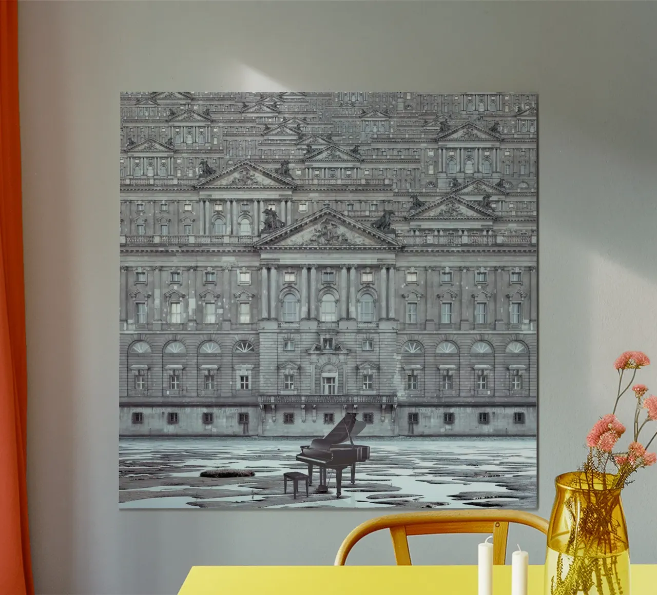 Symphony Gates poster con telaio in alluminio da Eugene Soloviev