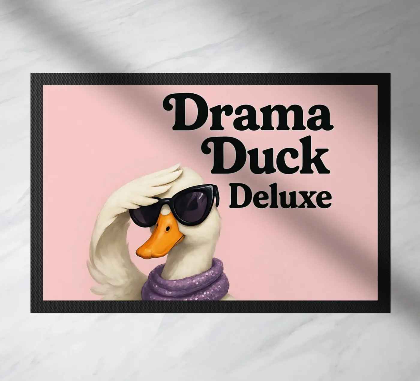 Funny Duck Meme 2 deurmat van Funny Humor Art