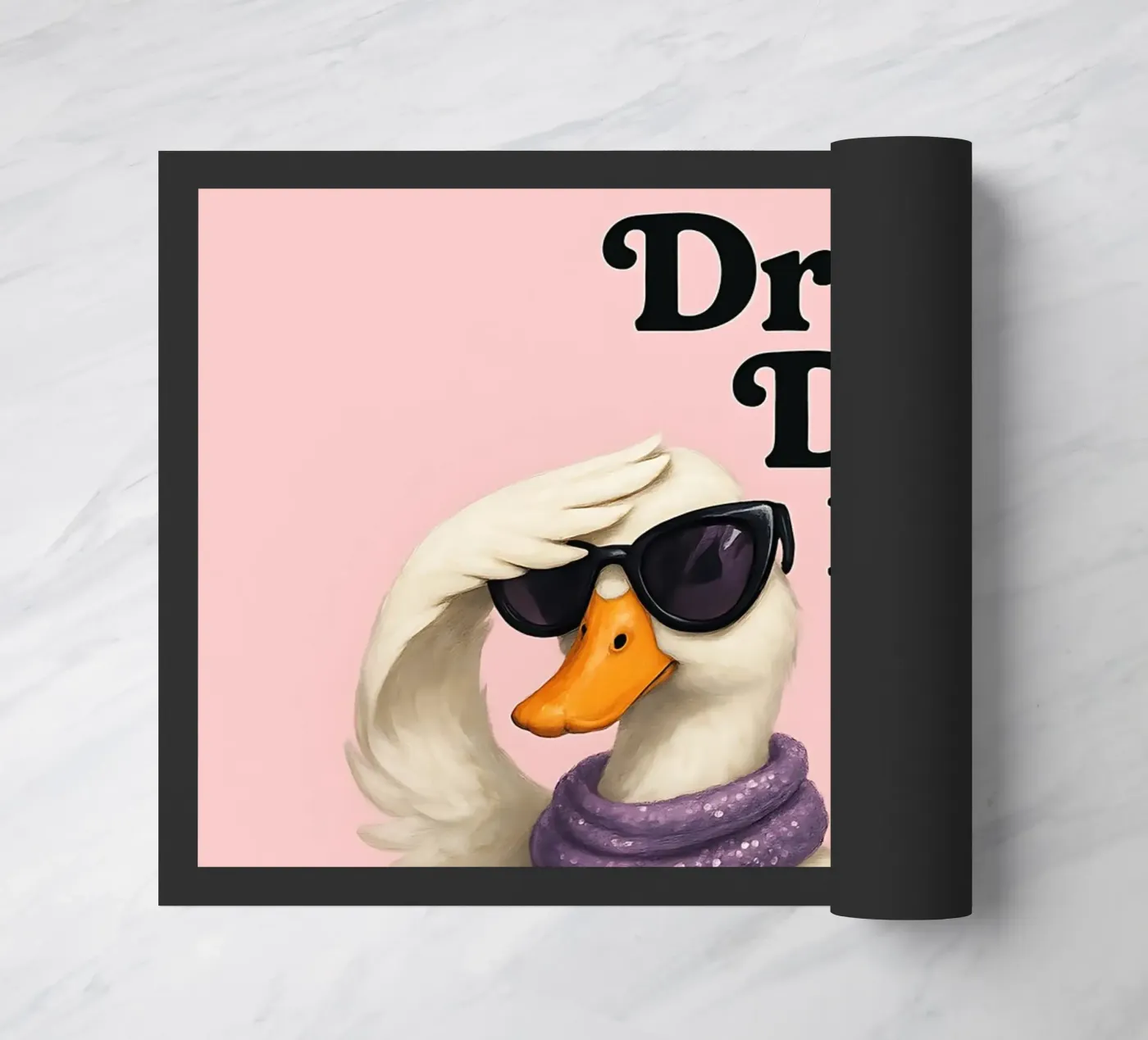 Funny Duck Meme 2 deurmat van Funny Humor Art