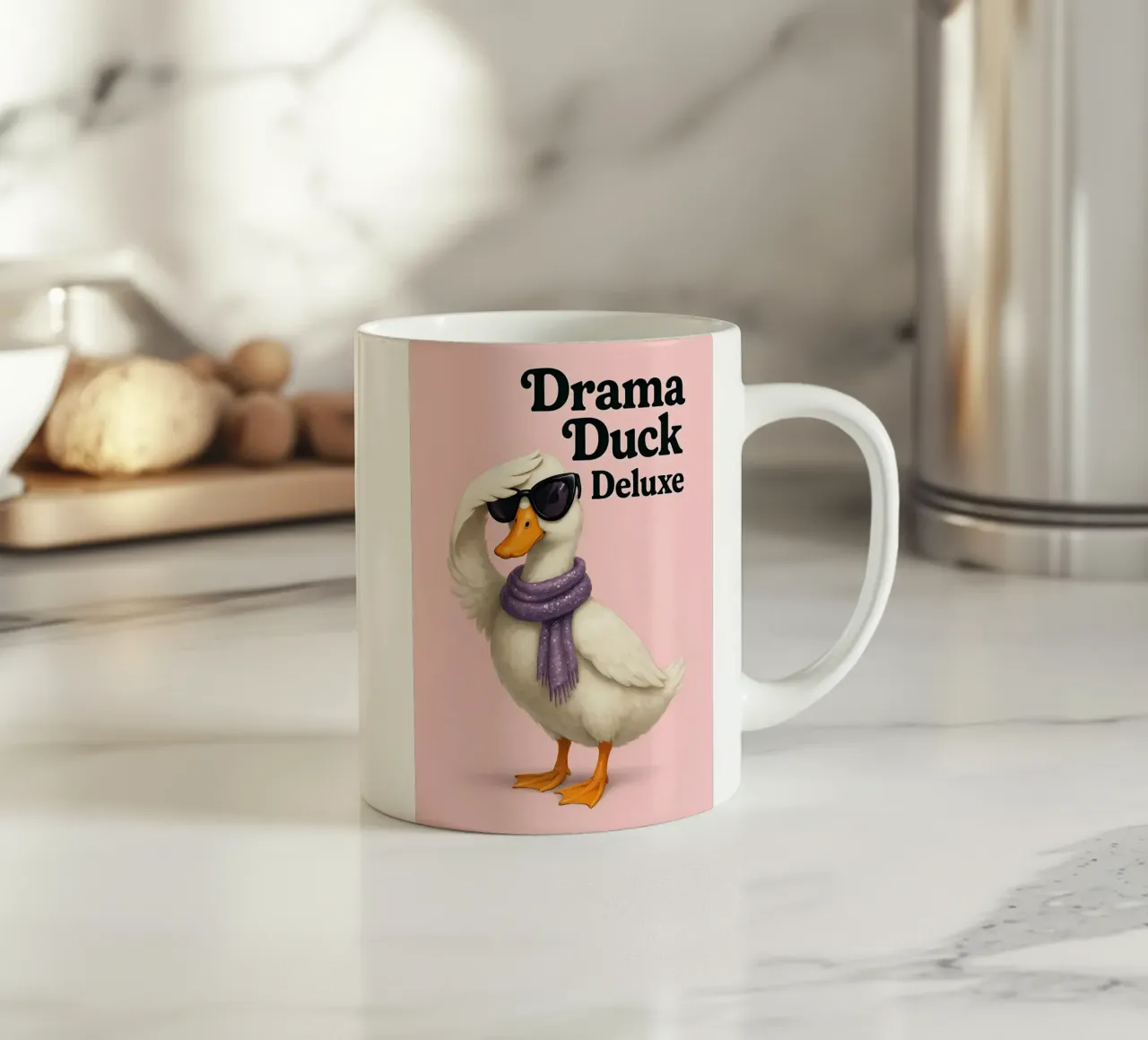 Meme divertente dell'anatra 2 tazza in ceramica da Funny Humor Art