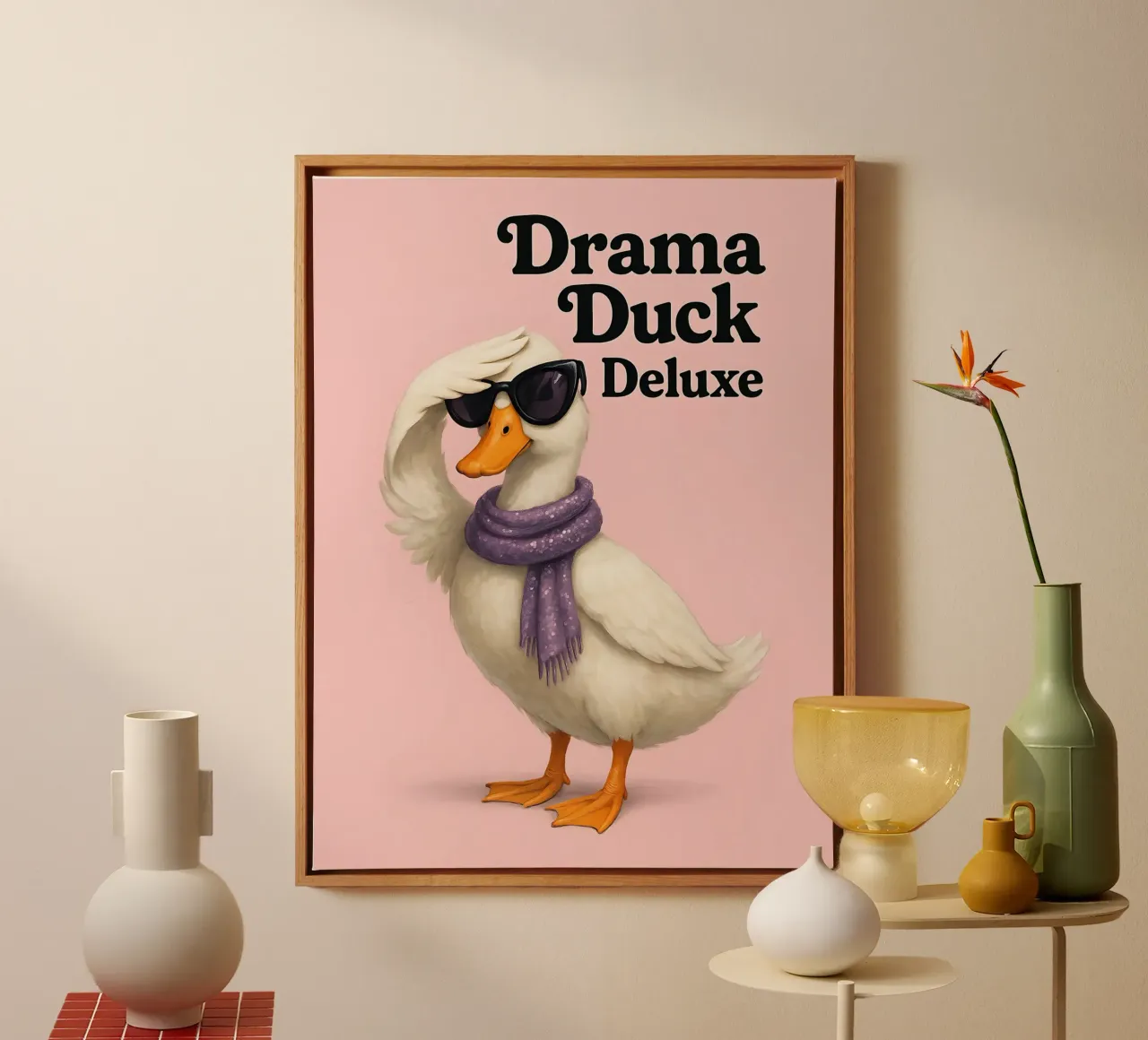 Funny Duck Meme 2 canvas by Funny Humor Art