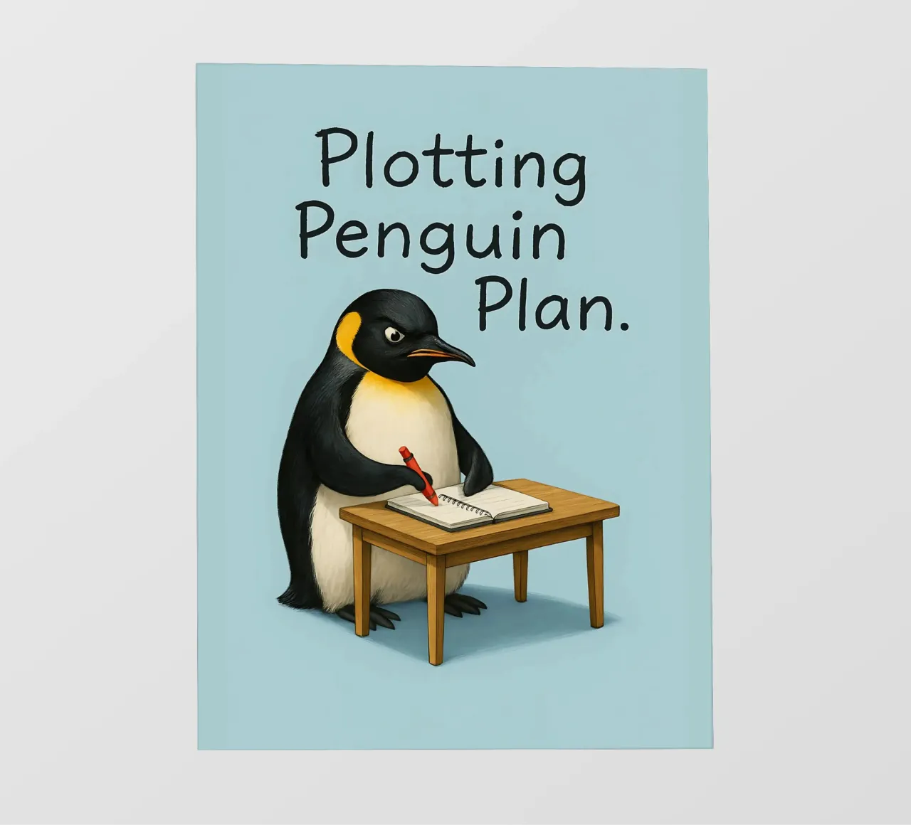 Meme divertente sui pinguini telo in pvc da Funny Humor Art