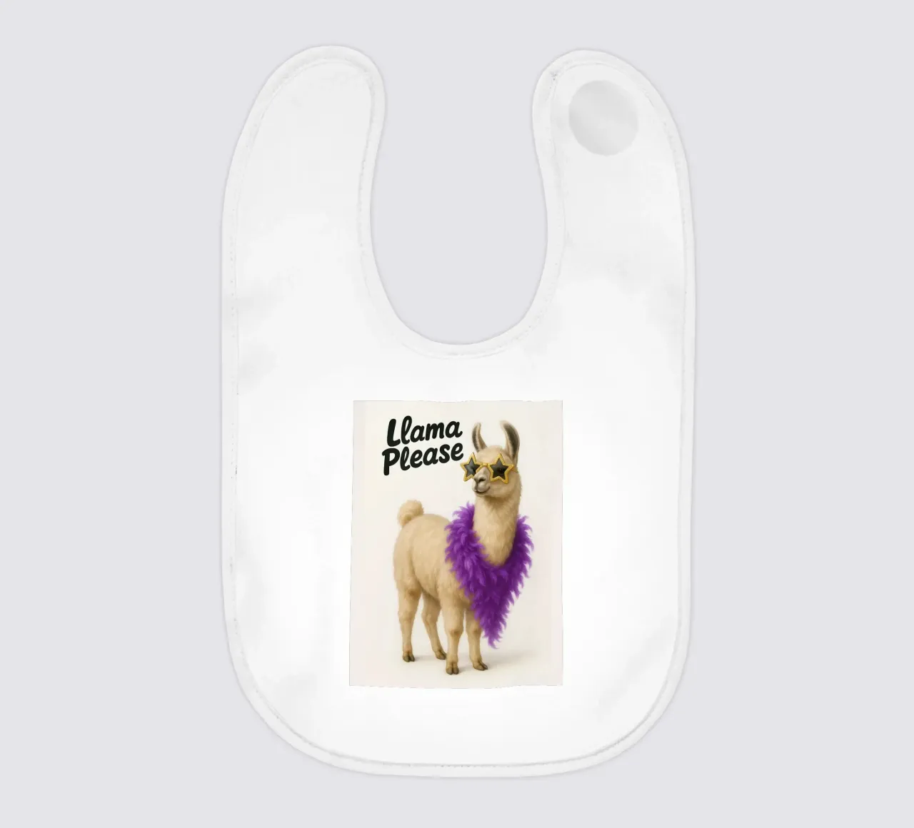 Meme divertente sui lama bavaglino da Funny Humor Art